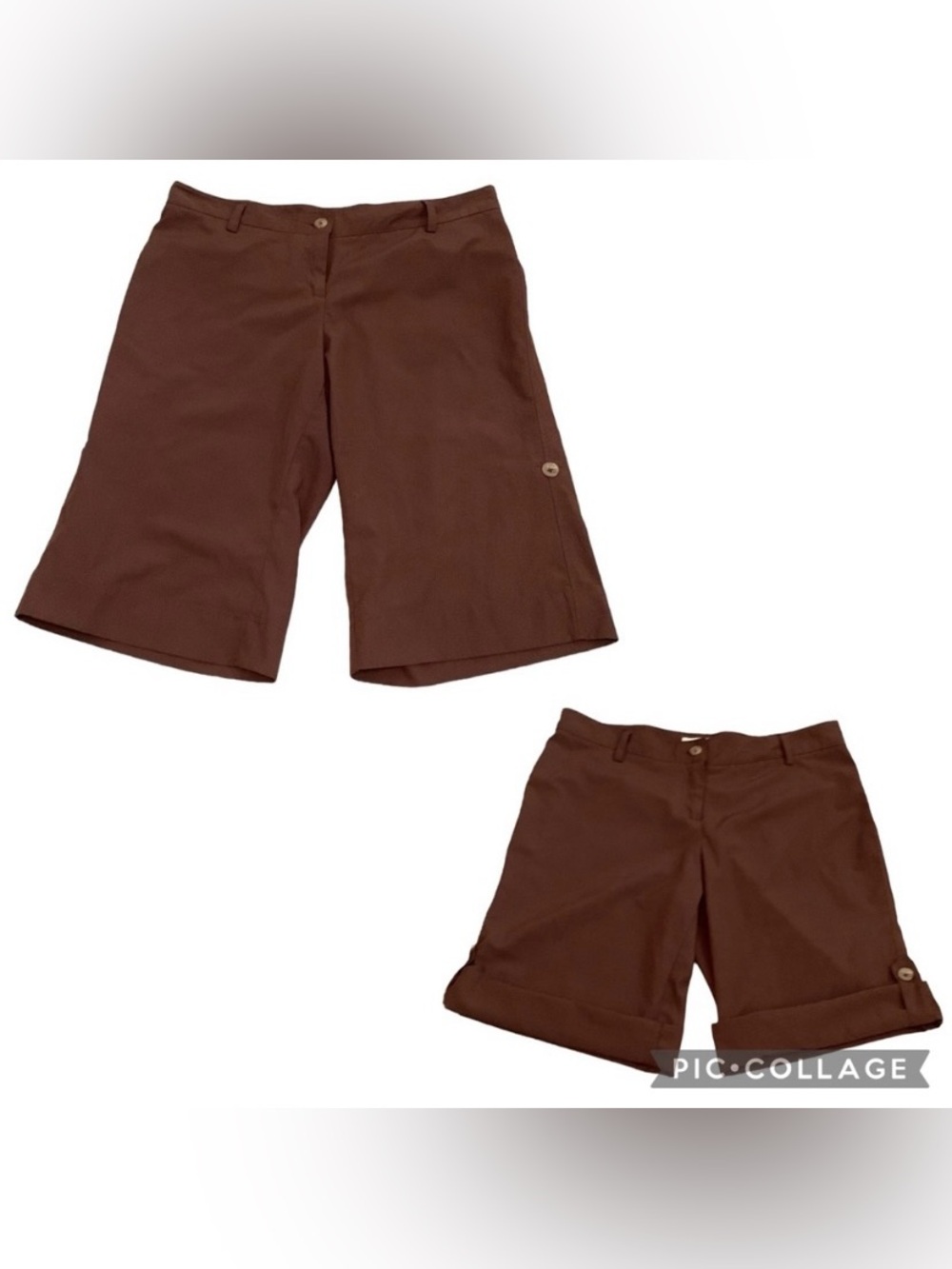 Weatherproof Garment Company Hiking Shorts Adjustable Length Size 10 Polyester